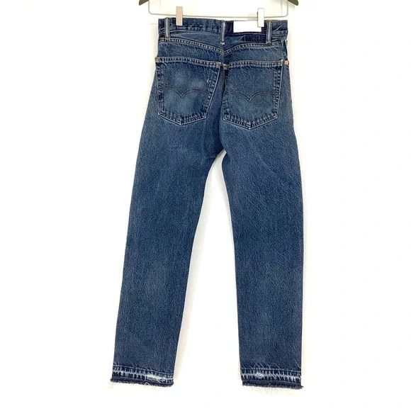 RE/Done Levi's Women's Sz 26 002-3W7STRTStraight Leg Jeans MSRP $350 G15-2